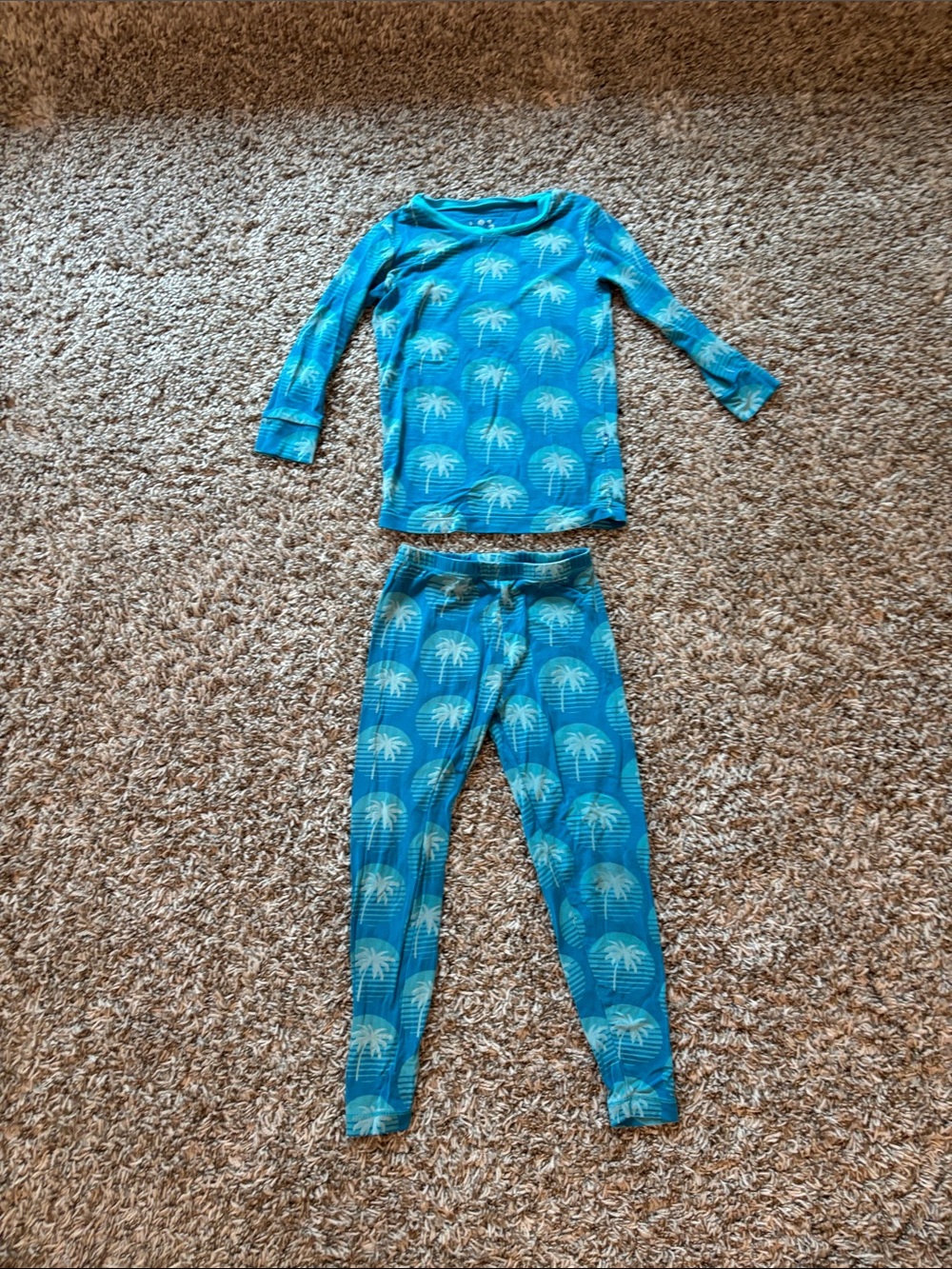 kickee kids bamboo pj set